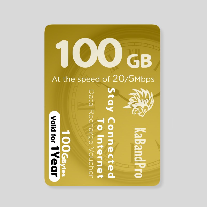 1 year voucher 100GB 20/5Mbps